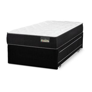 Cama Nido Belsogno One Black / 1 Plaza / Base Normal