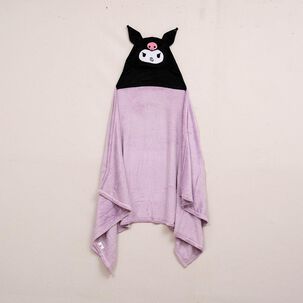 Manta Capucha 3d 70x150cm Kuromi