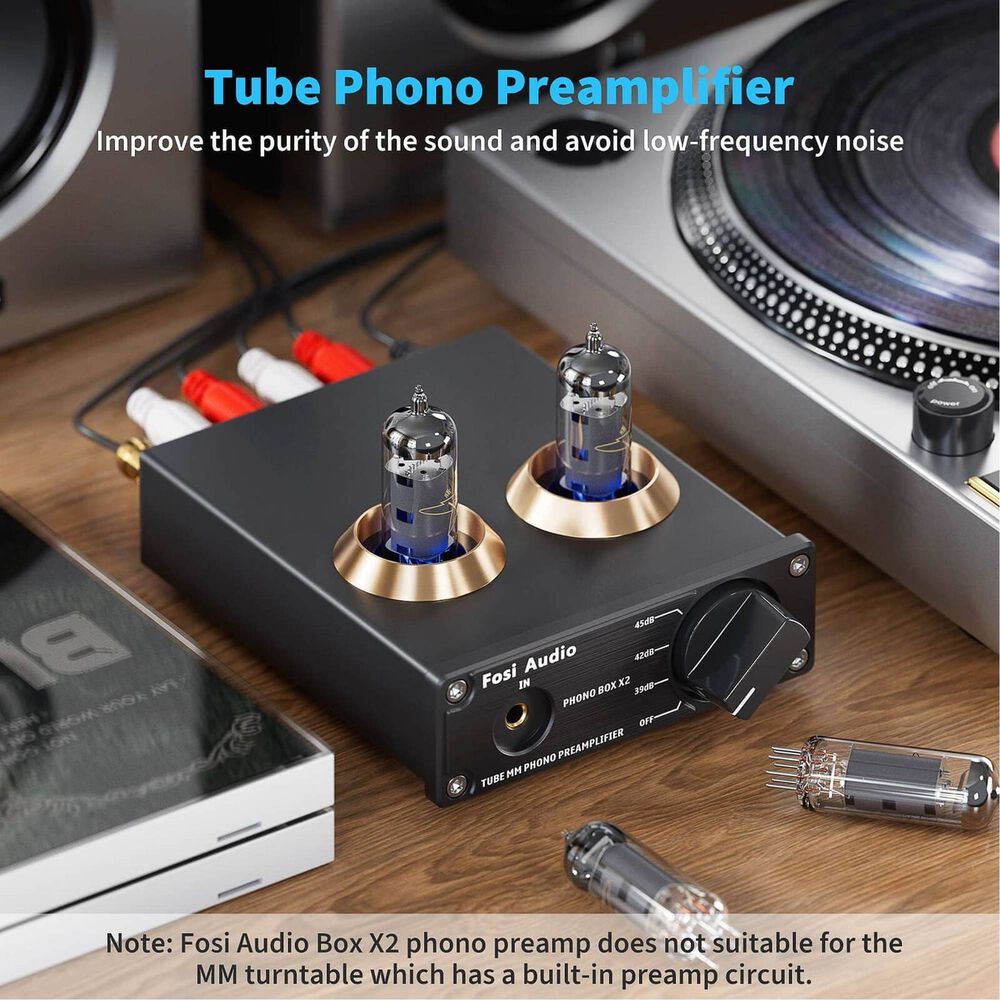 Preamplificador A Tubo Hifi Tornamesas - Fosi Audio Box X2 image number 5.0