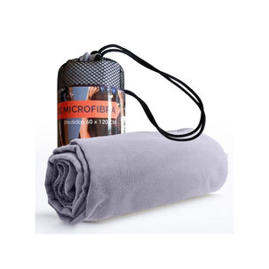 Toalla Microfibra Gris Pro Outdoor