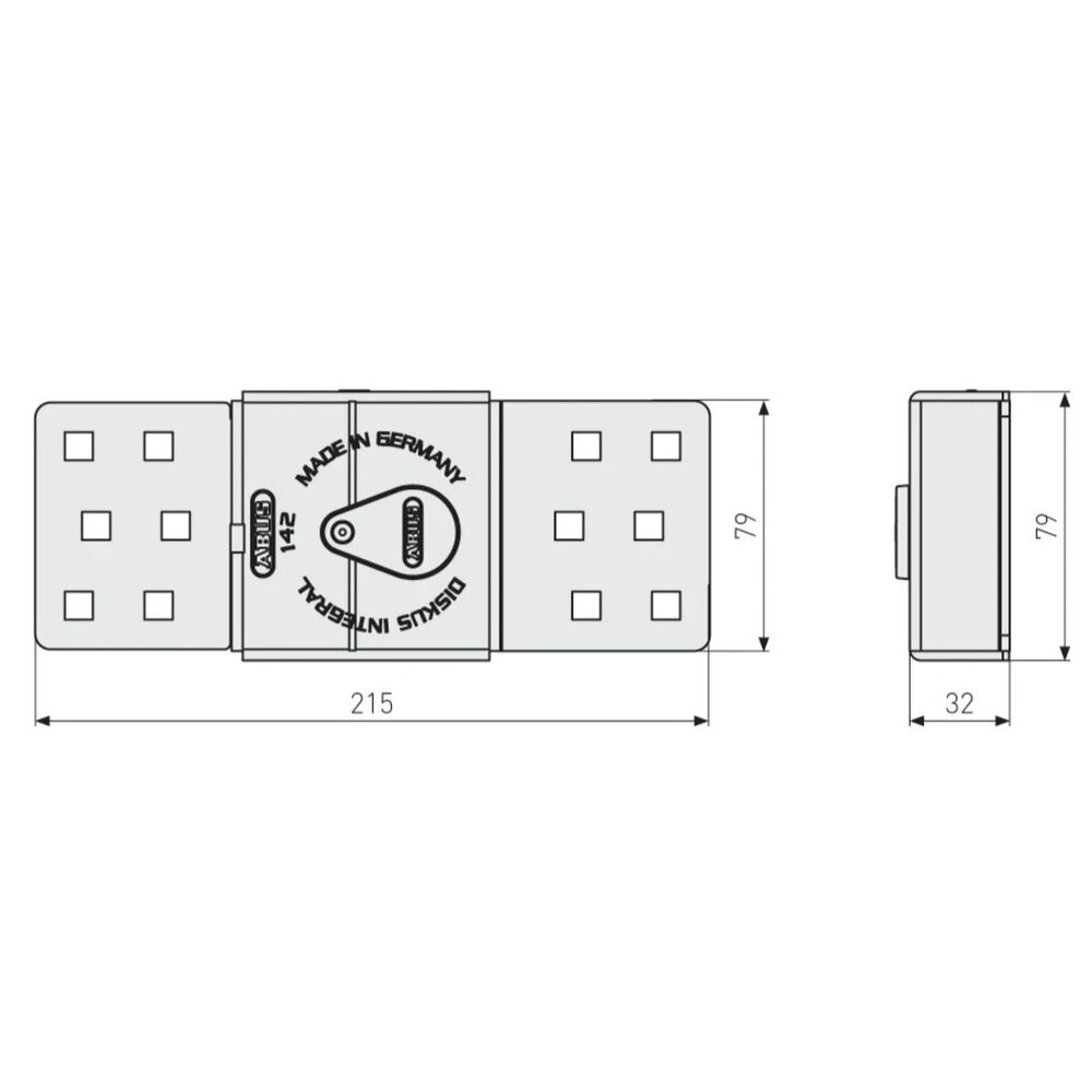 Pack Candados Furgon Vanlock Diskus Di141-142 Twins image number 5.0