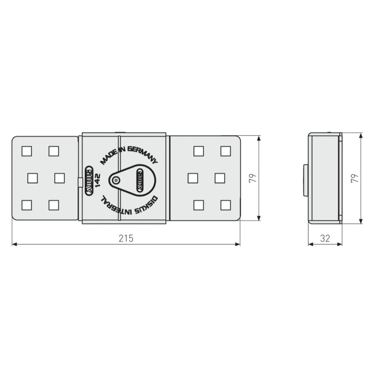 Pack Candados Furgon Vanlock Diskus Di141-142 Twins image number 5.0