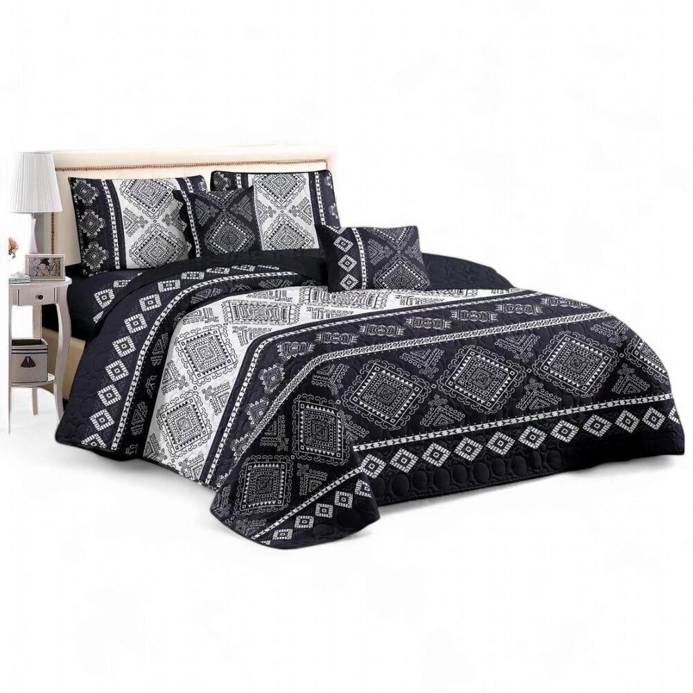 Cubrecama De Verano 2 Plazas Quilt + 2 Fundas De Almohada Cobertor Delgado Qvr2-137 image number 0.0