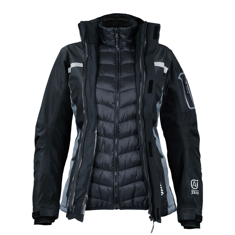 Parka Mujer Desmontable 3 En 1 Negra Absolute Zero Z-8100 image number 2.0
