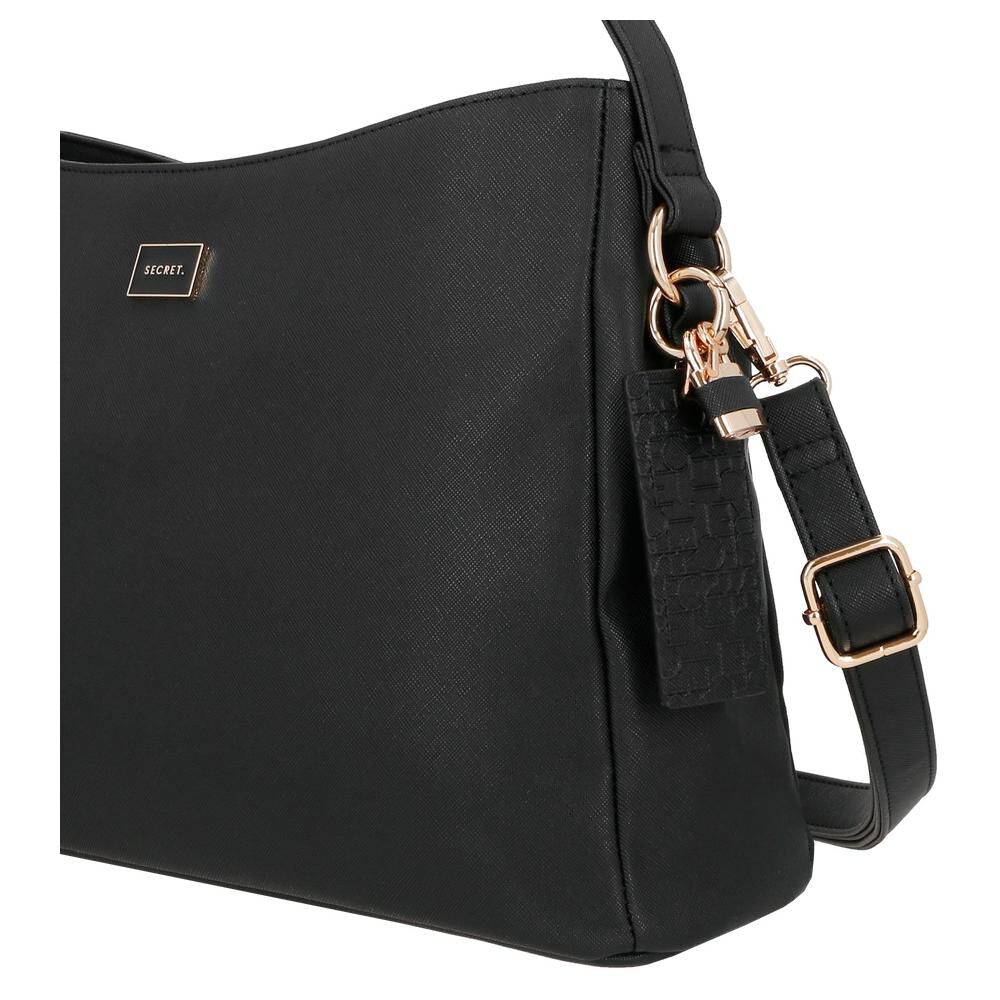 Cartera De Hombro Secret Buzios Sc6 L Negro image number 4.0