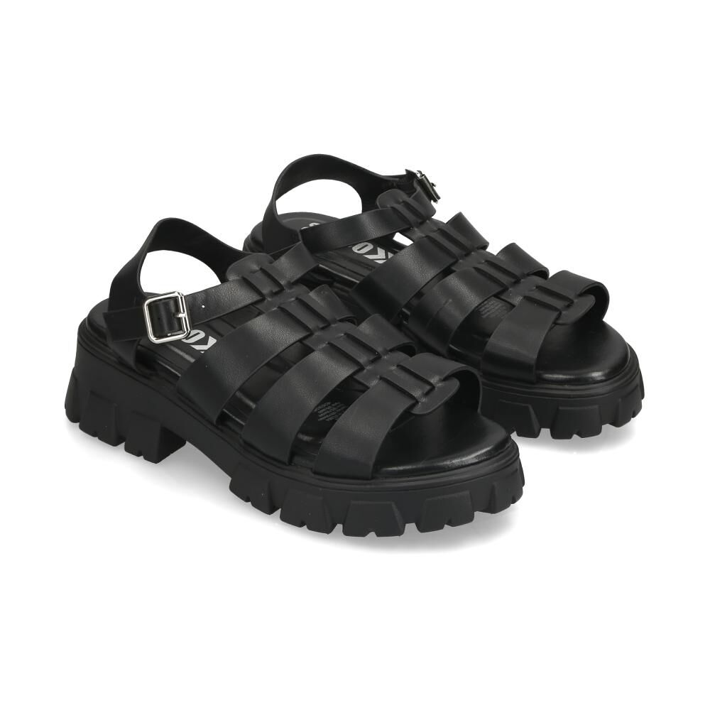 Sandalia Mujer Rolly Go Black image number 1.0