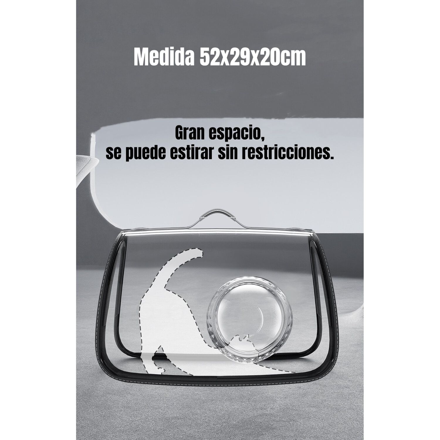 Bolso Transportador De Mascotas Atenea 2 En 1 By Lubabycas image number 6.0