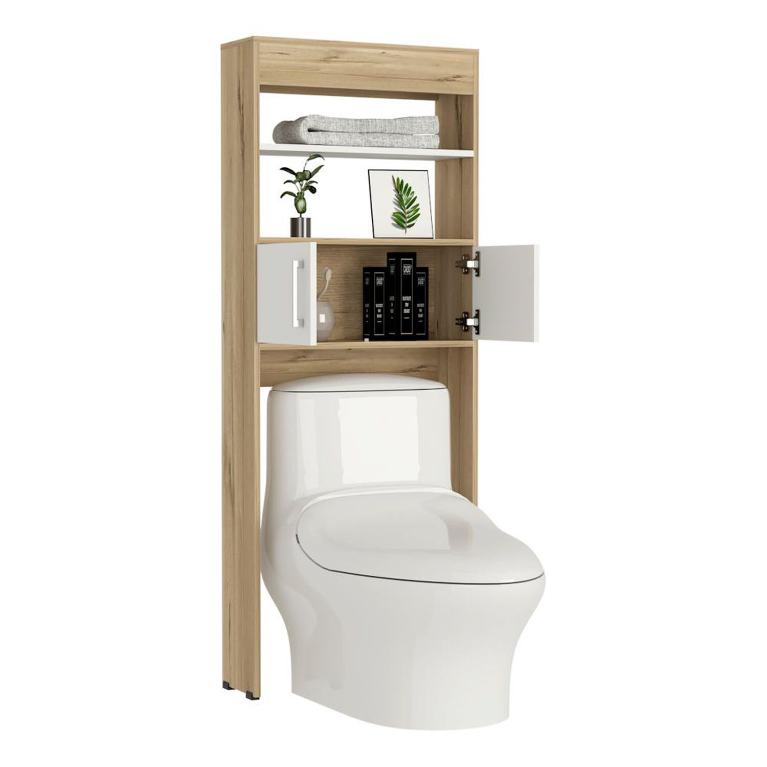 Mueble De Ba&ntilde;o Tuhome Almacenamiento Bath Bi Color / 2 Puertas image number 4.0