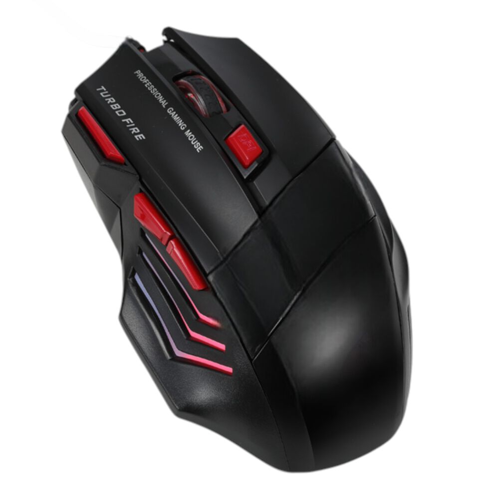 Mouse Gamer 7 Botones 3200 Dpi + Turbo Fire Reptilex Rx0006 image number 5.0