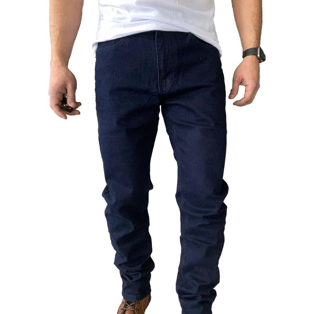 Jeans Hombre Elasticados Slim Azul image number 8.0