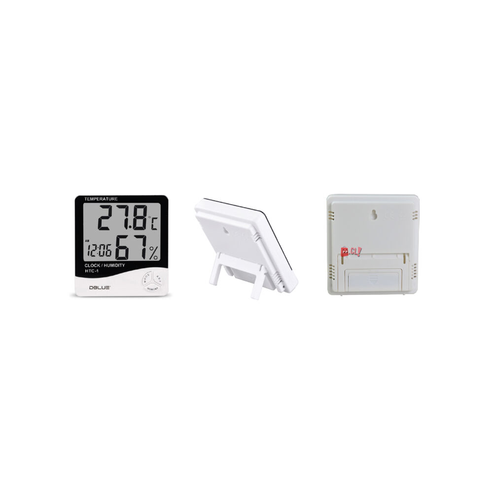 Reloj Medidor Ambiental De Temperatura Y Humedad - Ps image number 1.0