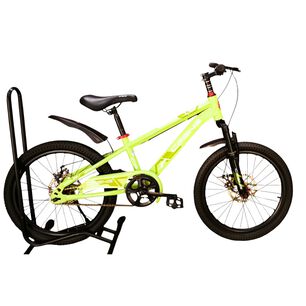 Bicicleta Aro 20 Cfeng Con Freno Disco Verde Claro
