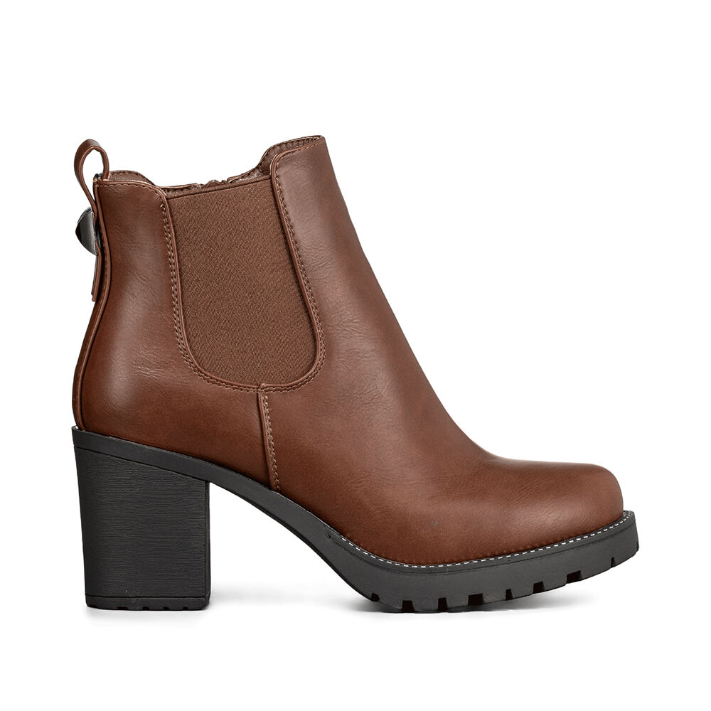 Botin Marron Casual Mujer Weide Zs37 image number 4.0