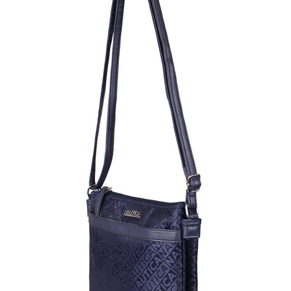 Cartera Cruzada Leeway Azul Marino Nautica image number 1.0