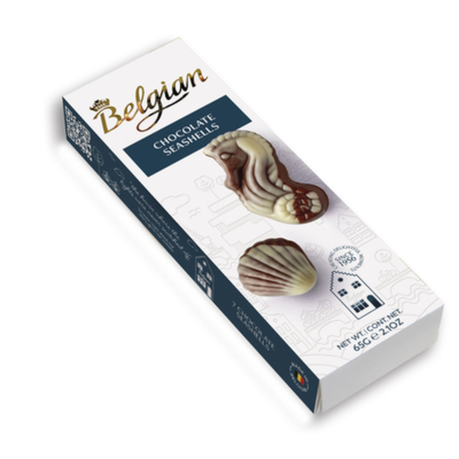 Bombones De Chocolates Belgian Seashells | Conchitas image number 0.0