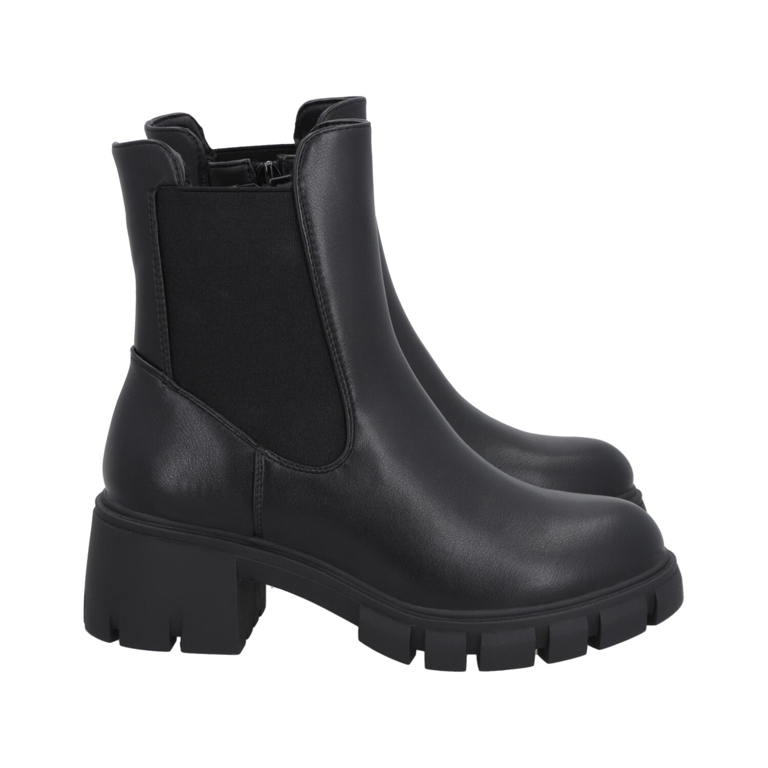 Botin Mujer Negro Plataforma Street Police image number 2.0
