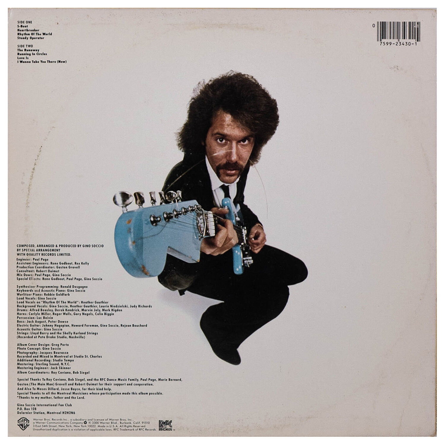 Gino Soccio - S Beat | Vinilo Usado image number 1.0