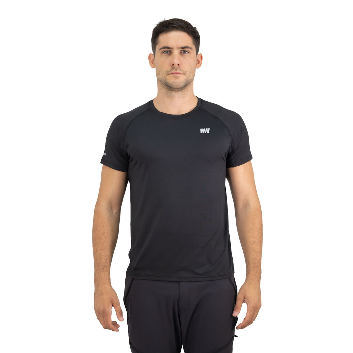 Polera Dry Fit Hw Spx Manga Corta Hombre Black image number 0.0