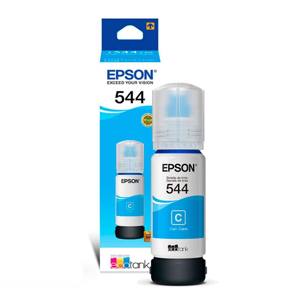 Tinta Botella Epson T544 Color Cyan De 65ml Original image number 0.0