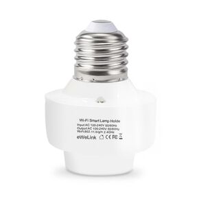 Soquete Inteligente Wifi E27 Alexa Google Sonoff Compatible