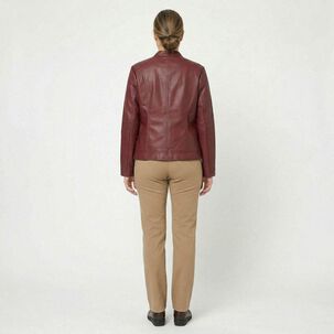 Chaqueta De Cuero Mujer Lasage