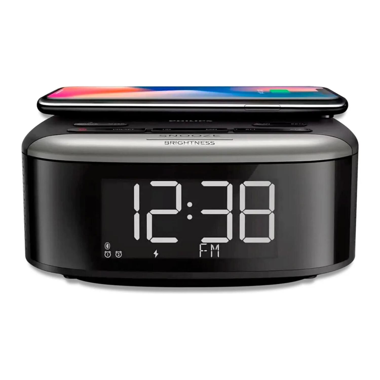 Radio Am Fm Reloj Digital Bluetooth Alarma Ar7606/37 Philips image number 2.0