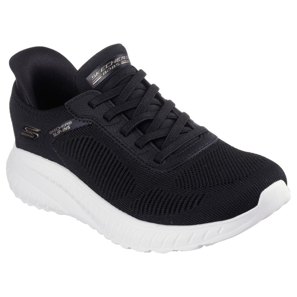 Zapatilla Urbana Mujer Skechers Bobs Squad Chaos Negro image number 0.0