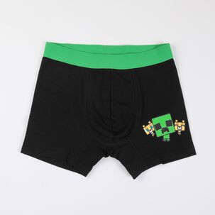 Tripack B&oacute;xer Ni&ntilde;o Print Creepers Verde Minecraft