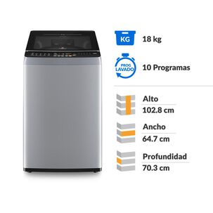 Lavadora Mademsa Mdwmt18s / 18 Kilos