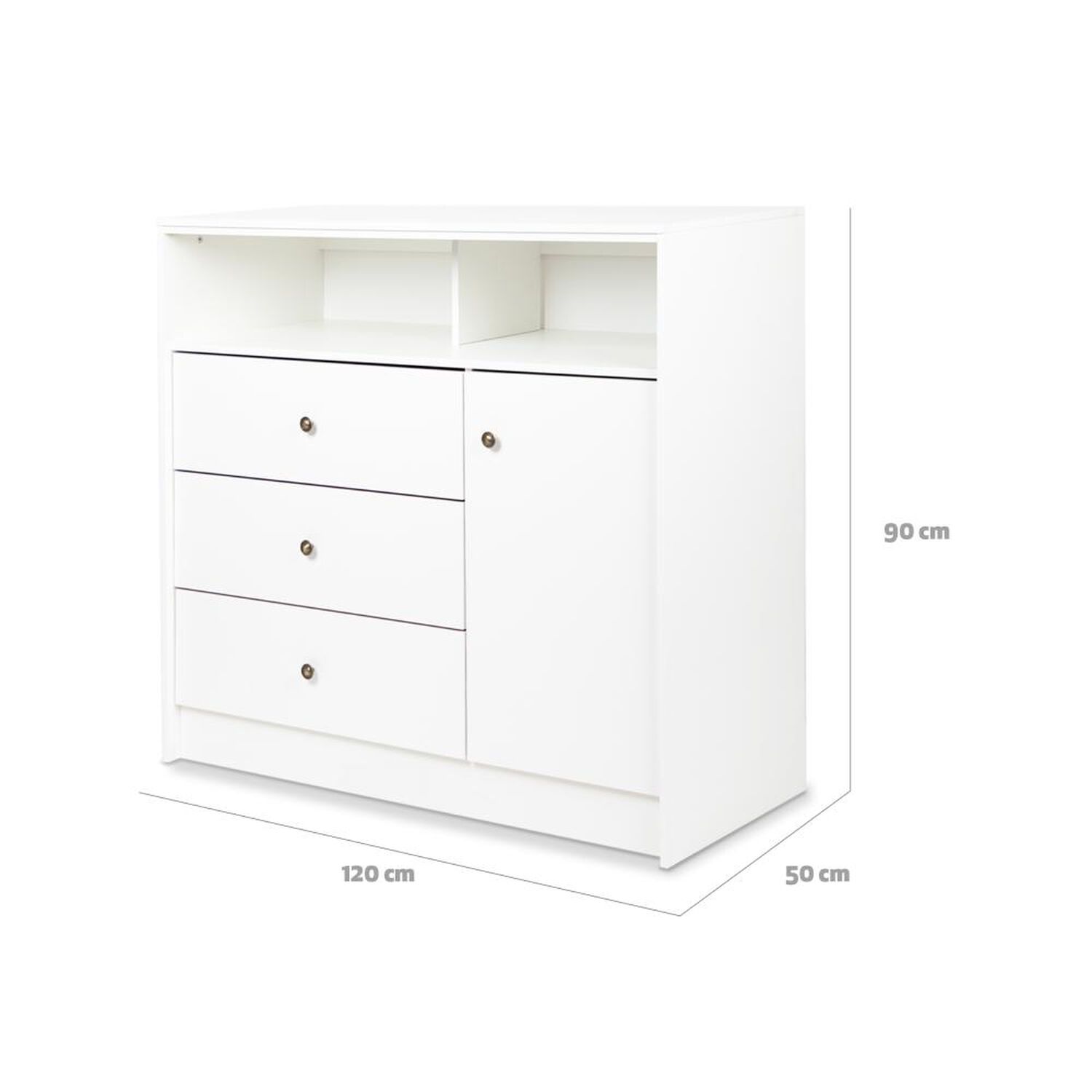 Mueble Kids Cic Comoda Kids / 1 Puerta / 3 Cajones image number 1.0