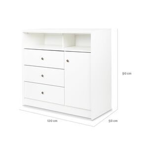 Mueble Kids Cic Comoda Kids / 1 Puerta / 3 Cajones