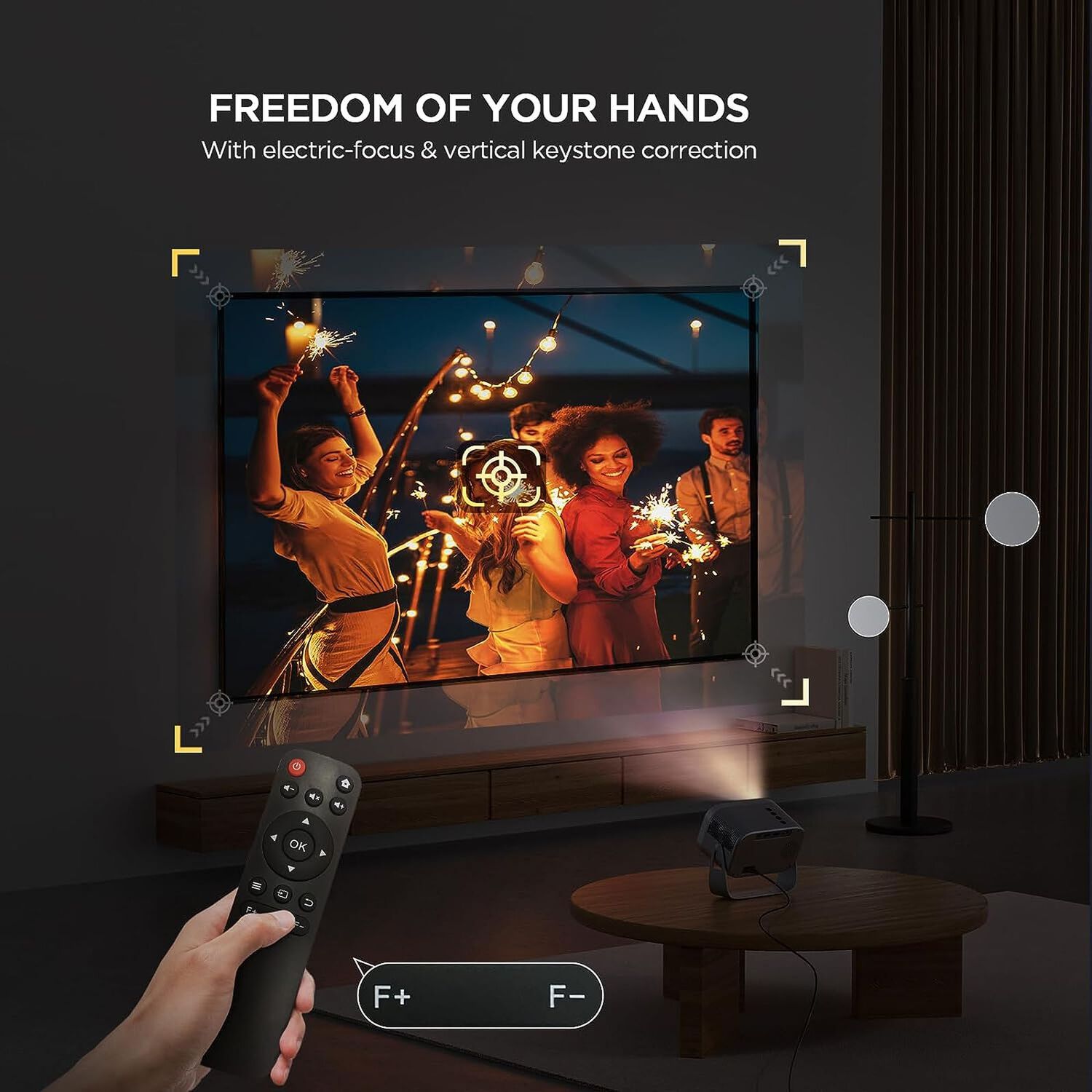 Proyector Funfoox My Android 9 + Miracast Hd 150&rdquo; Led 4500lm image number 3.0
