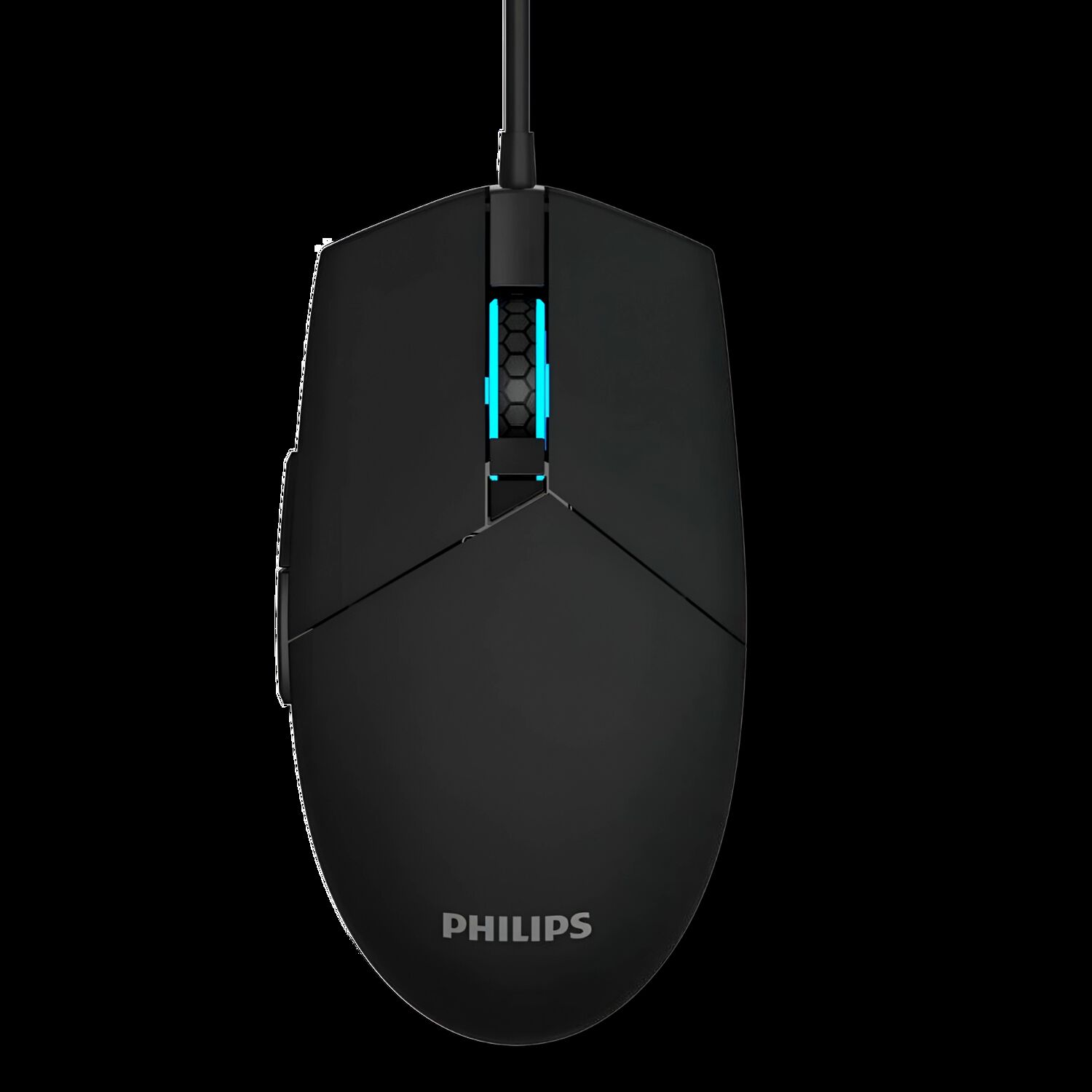 Mouse Philips Multiuso De 6 Botones Retro Iluminado Spk9304 image number 0.0