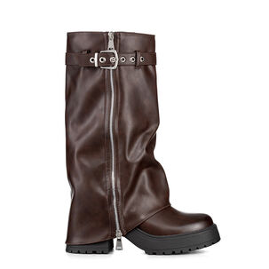 Botas Largas Mujer De Moda Eco Cuero Vintage Weide Czy603