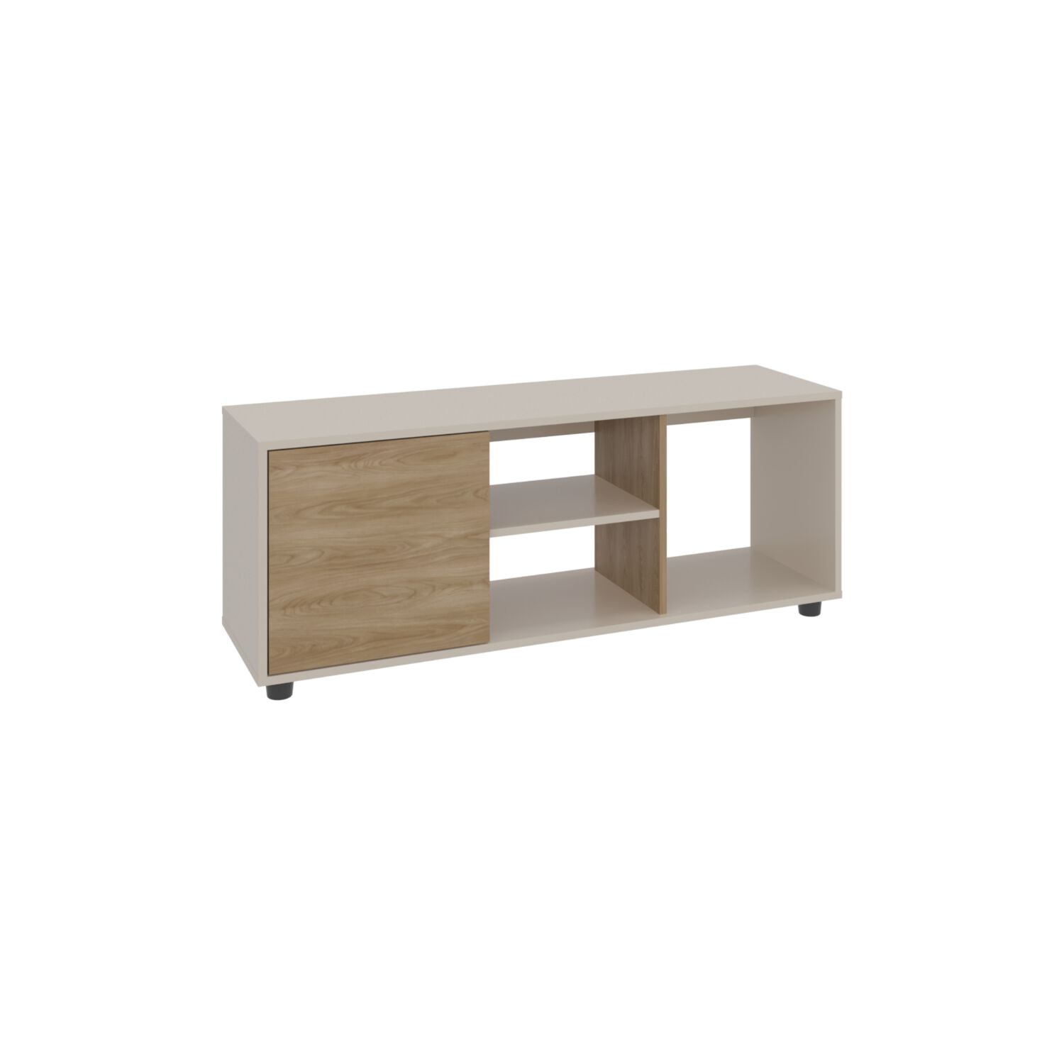 Rack Tv 50" 120,3x34,9x46,7 Cm 1 Puerta Abatible image number 0.0
