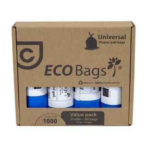 Bolsas Basura Ecobags 4x40 Bebesit
