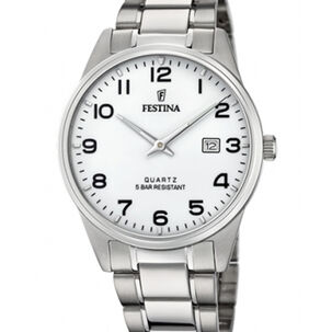 Reloj F20511/1 Festina Plateado Hombre Acero Clásico