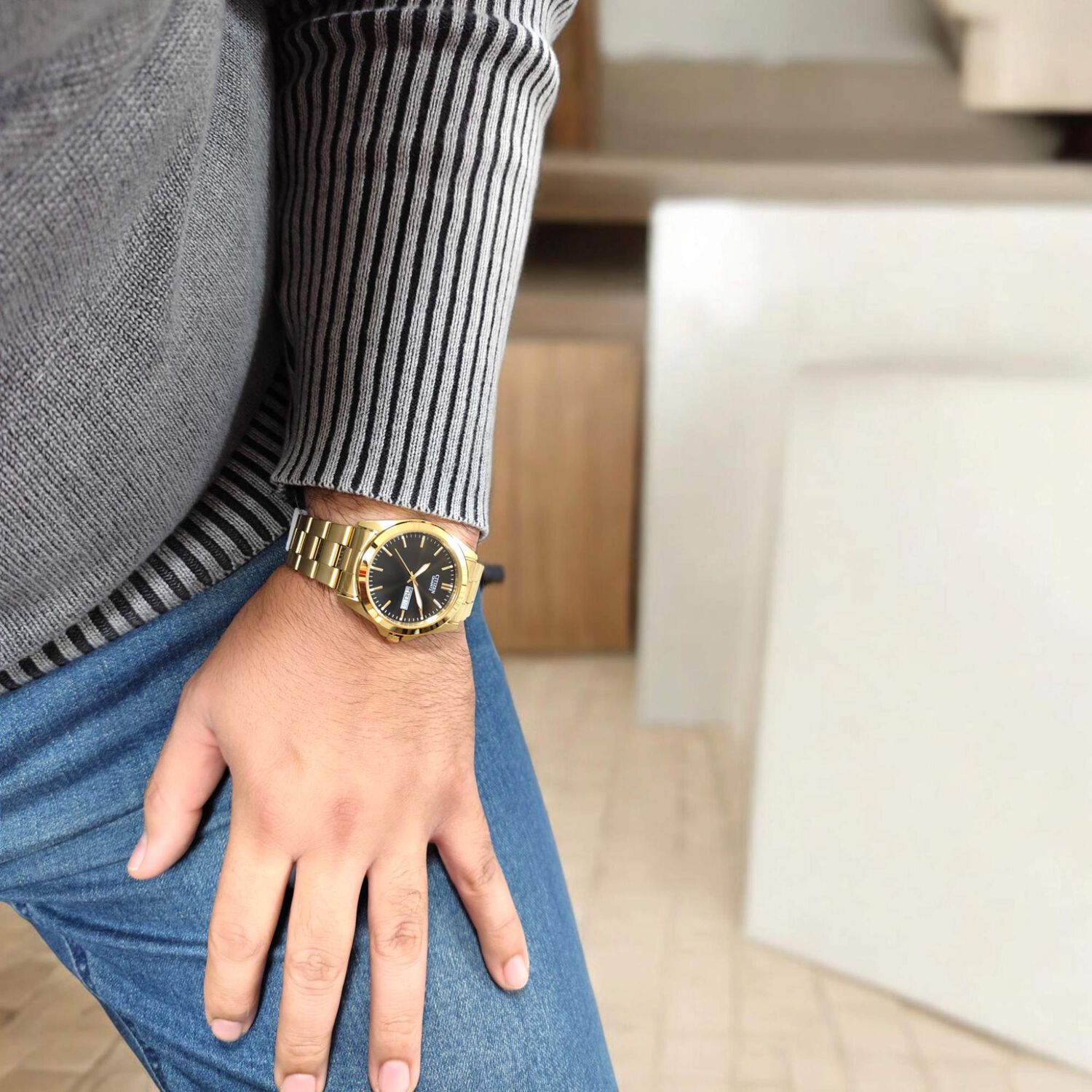 Reloj Citizen Hombre Bf0582-51f Classic Quartz image number 6.0