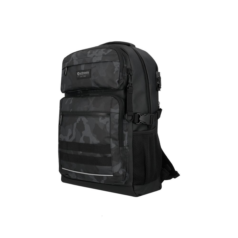 Mochila Notebook Xtrem Denver 6xt Gris Militar 16" image number 6.0