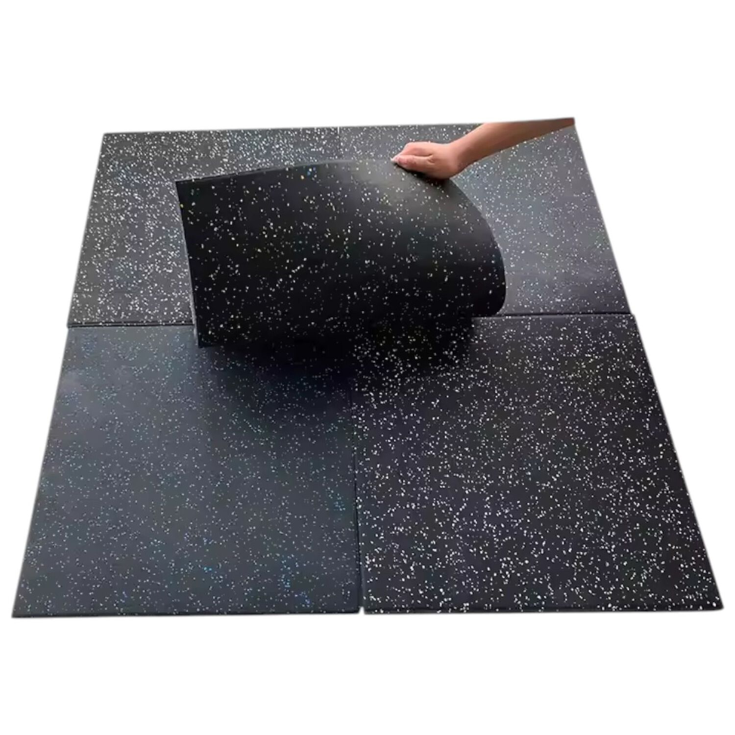Piso Caucho Gimnasio 50x50cm X Grosor 2.5 Cm image number 3.0