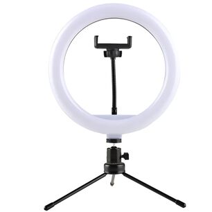 Aro De Luz Led Ajustable De 26cm Con Tripode + Soporte
