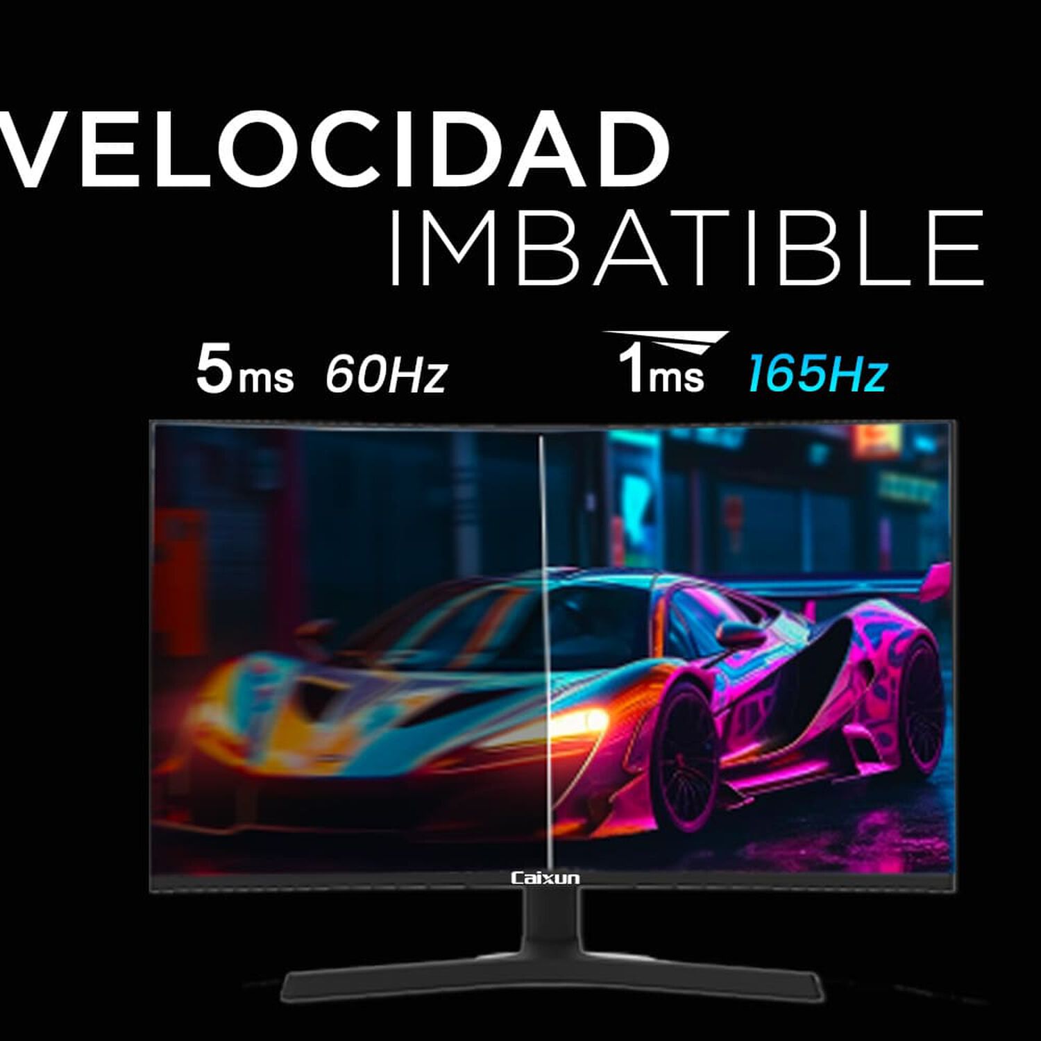 Monitor Gamer Curvo Caixun 32" Qhd Va 1500r 165hz Hdmi Dp Usb 1ms C32c3q image number 2.0