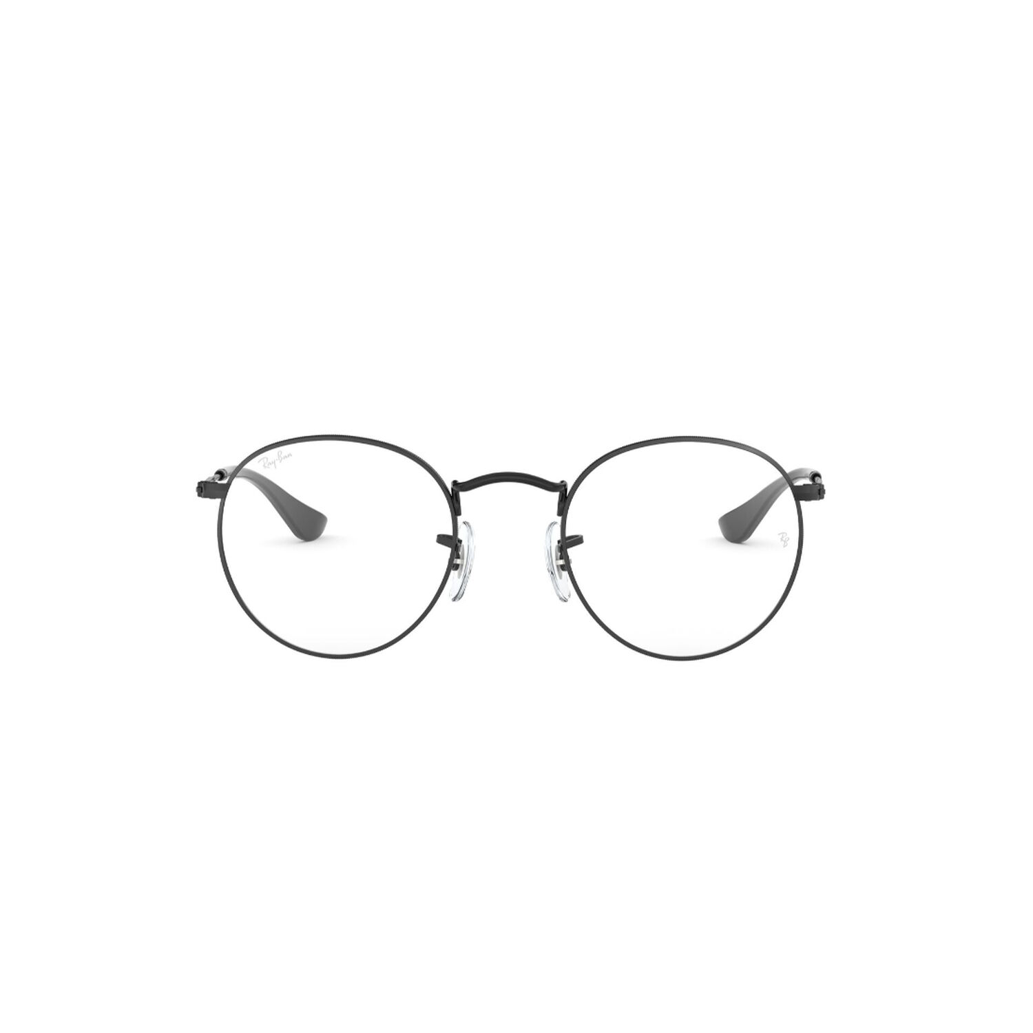 Lentes &Oacute;pticos Round Metal Matte Black Ray-ban Optical image number 0.0