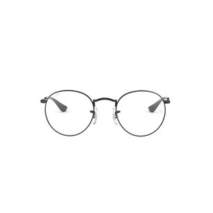 Lentes &Oacute;pticos Round Metal Matte Black Ray-ban Optical
