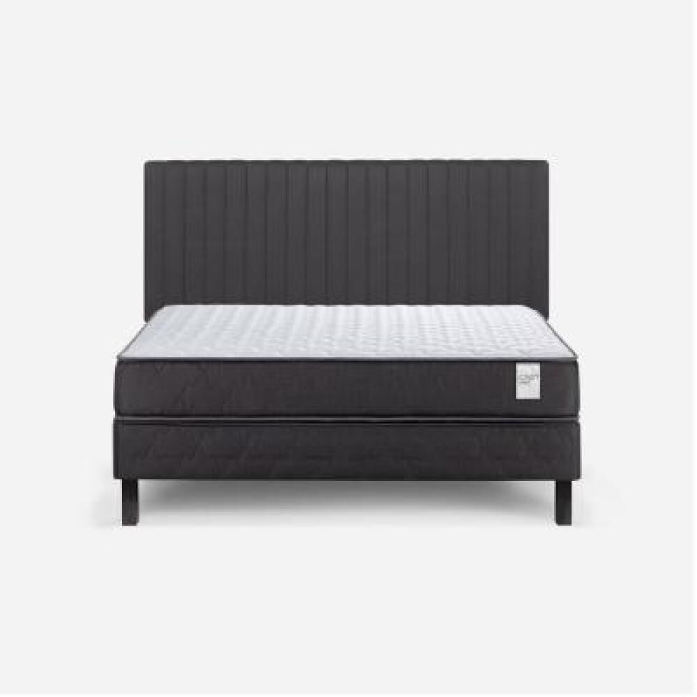 Cama Europea Rosen Wave / 2 Plazas / Base Normal + Respaldo image number 6.0