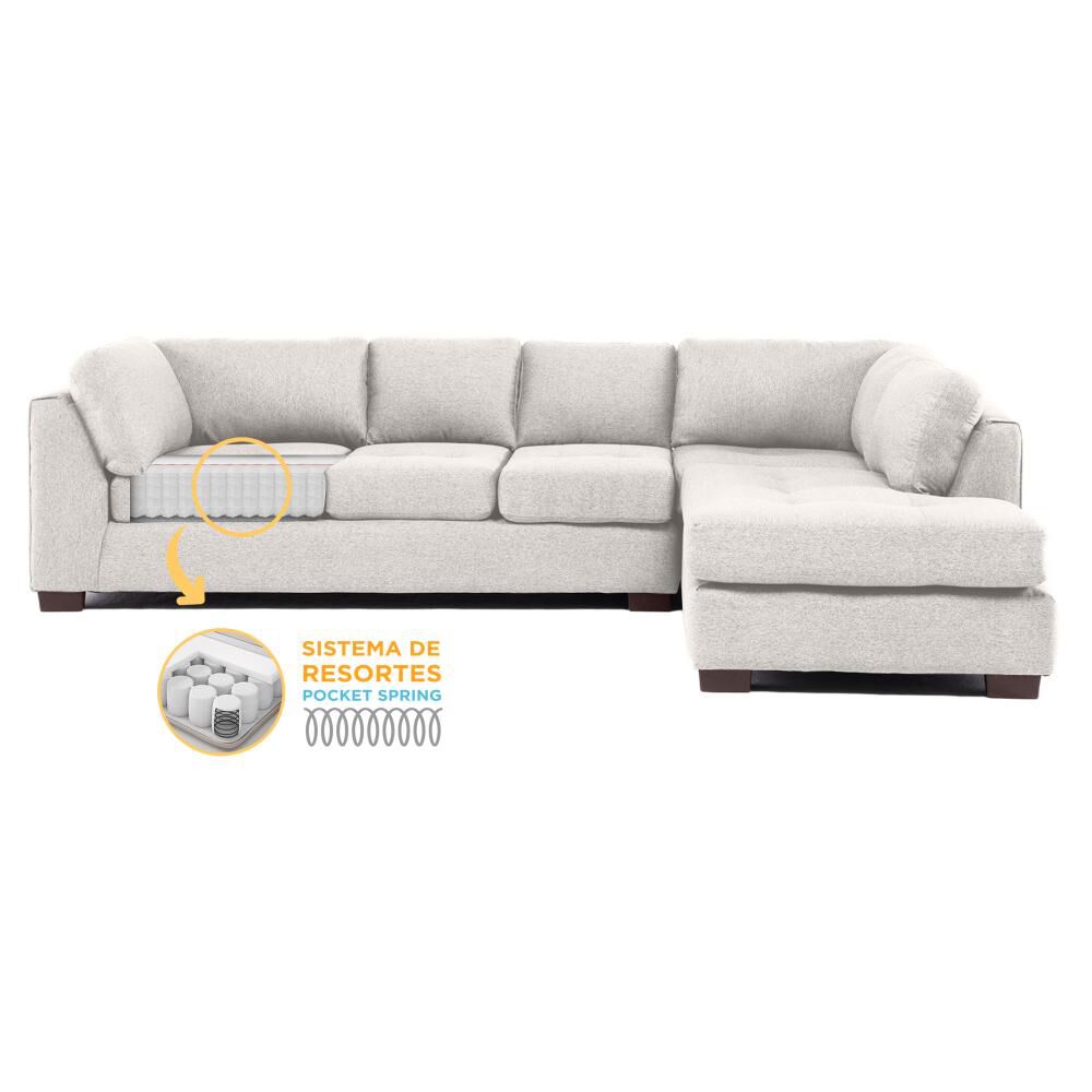 Sofá Seccional Living Factory Londres Derecho / 7 Cuerpos image number 2.0