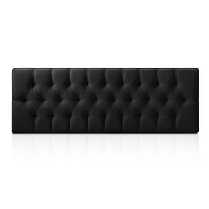 Respaldo Capitone Antonia Hvm 2p Negro Cuero Pu