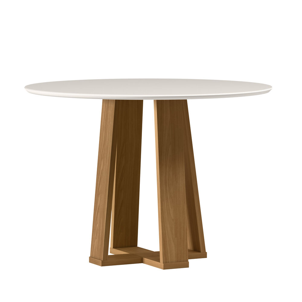 Juego De Comedor Montreal 100x100 Cm Vidrio 4 Sillas Beige image number 6.0