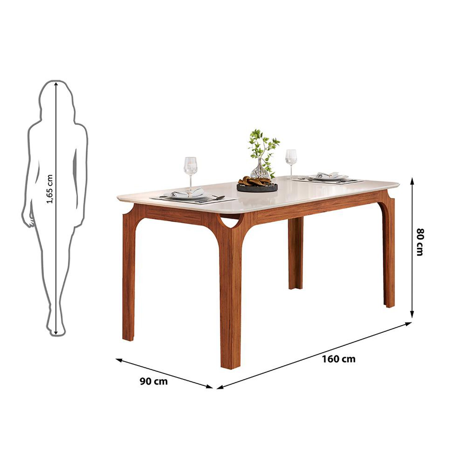 Juego De Comedor Vekkahome Marina Suzy / 6 Sillas image number 2.0
