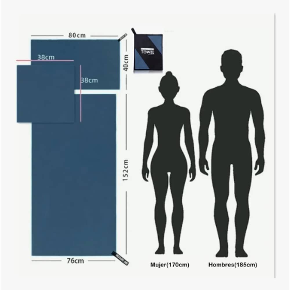 Toalla De Deporte Microfibra Set X3 image number 1.0